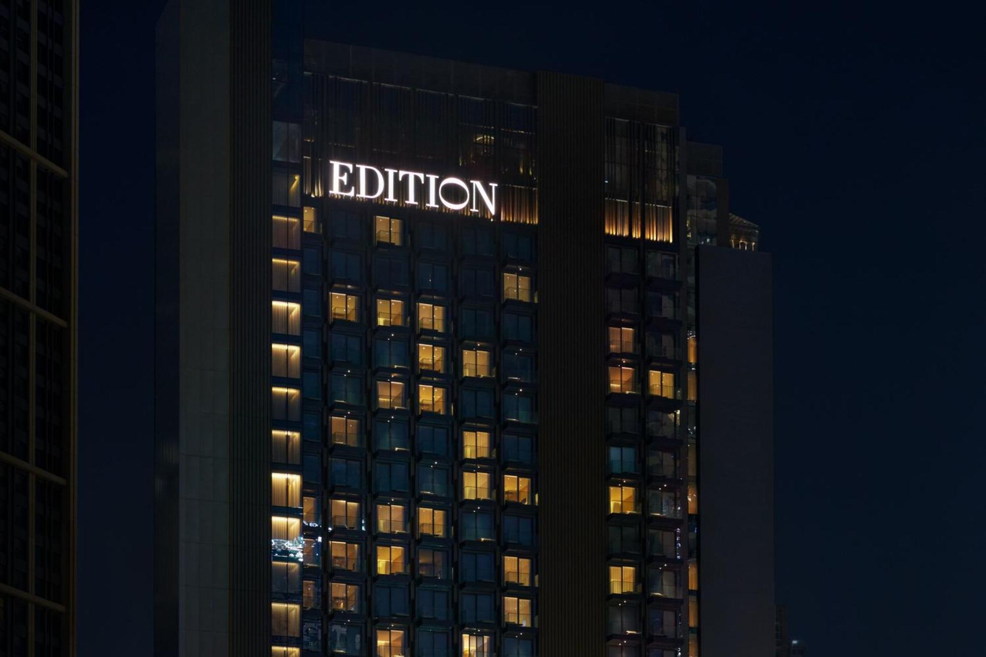 The Dubai Edition 外观 照片 Edition at night